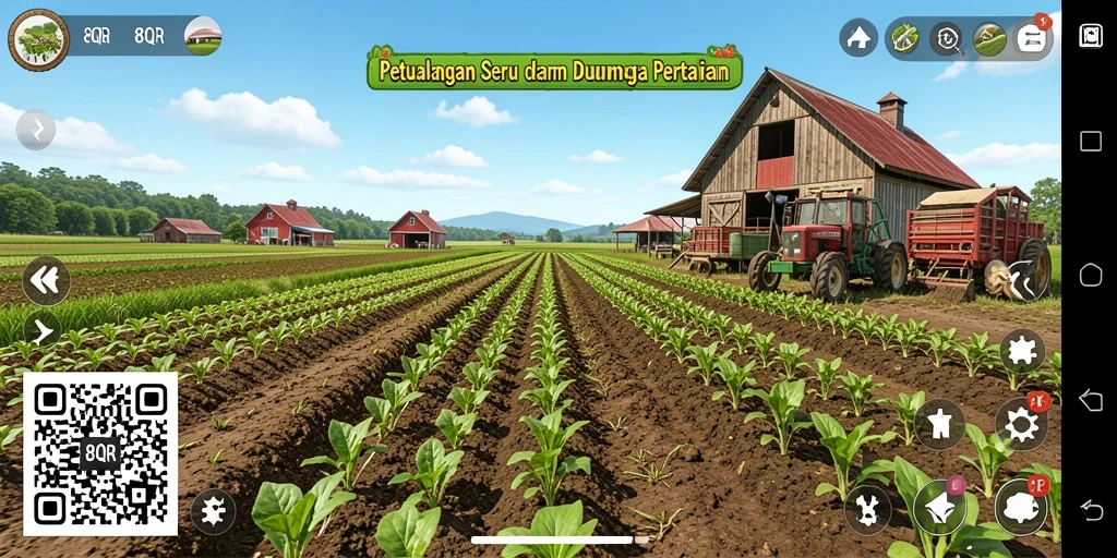 Gameplay seru dalam dunia pertanian yang menantang.