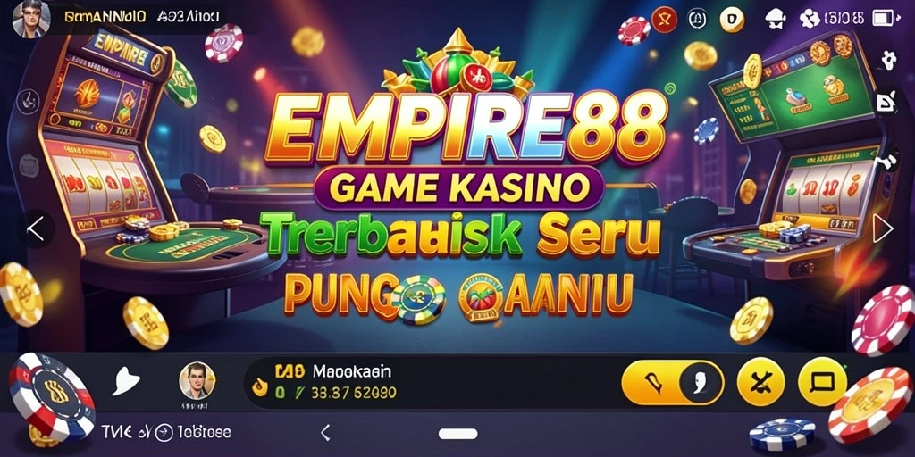 Tampilan gameplay seru di EMPIRE88 saat bermain kasino.