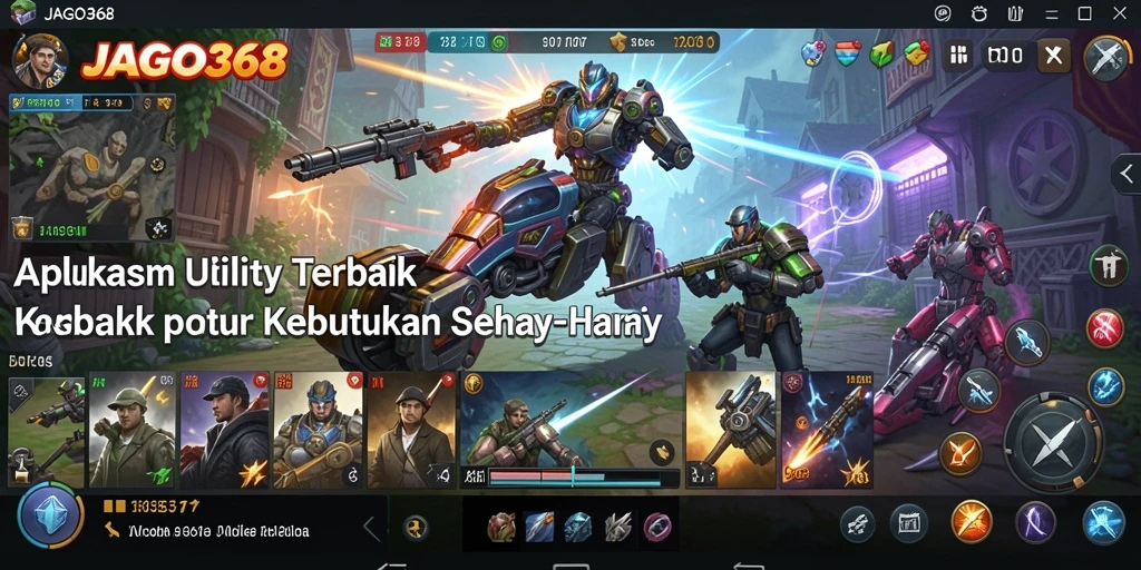 Tampilan antarmuka utama JAGO368 yang sederhana dan efektif.