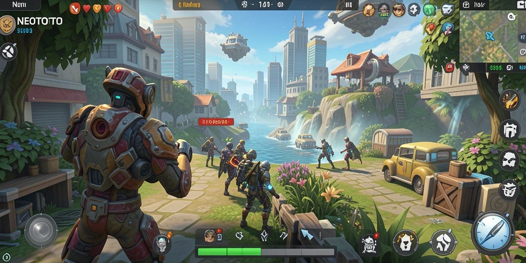 Tampilan gameplay NEOTOTO yang menawan dan interaktif.