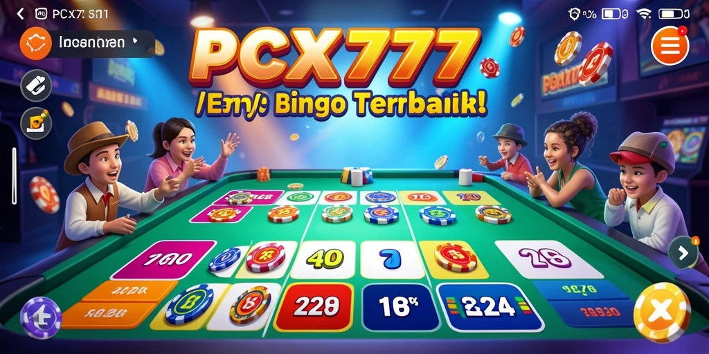 Tampilan menarik dari gameplay Bingo di PCX777.