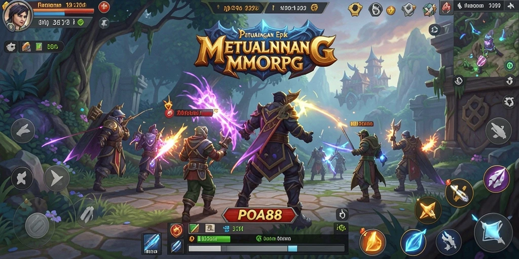 Screenshot gameplay POA88 yang menunjukkan aksi petualangan mendebarkan.