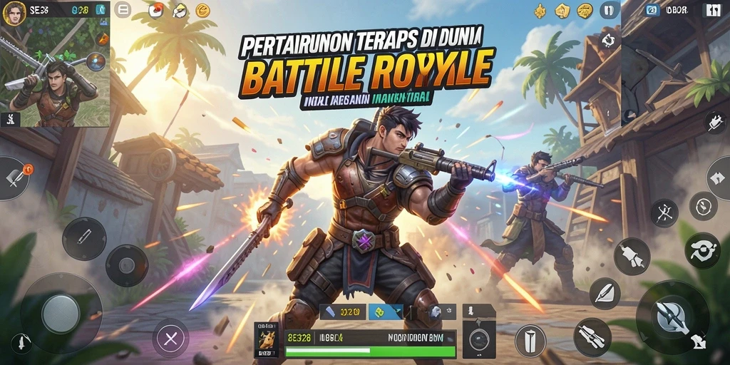 Gameplay seru dalam pertarungan Battle Royale SE328.