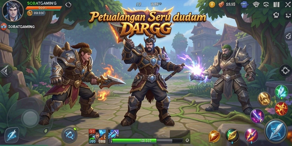 Tampilan seru gameplay SOBATGAMING di dunia ARPG.